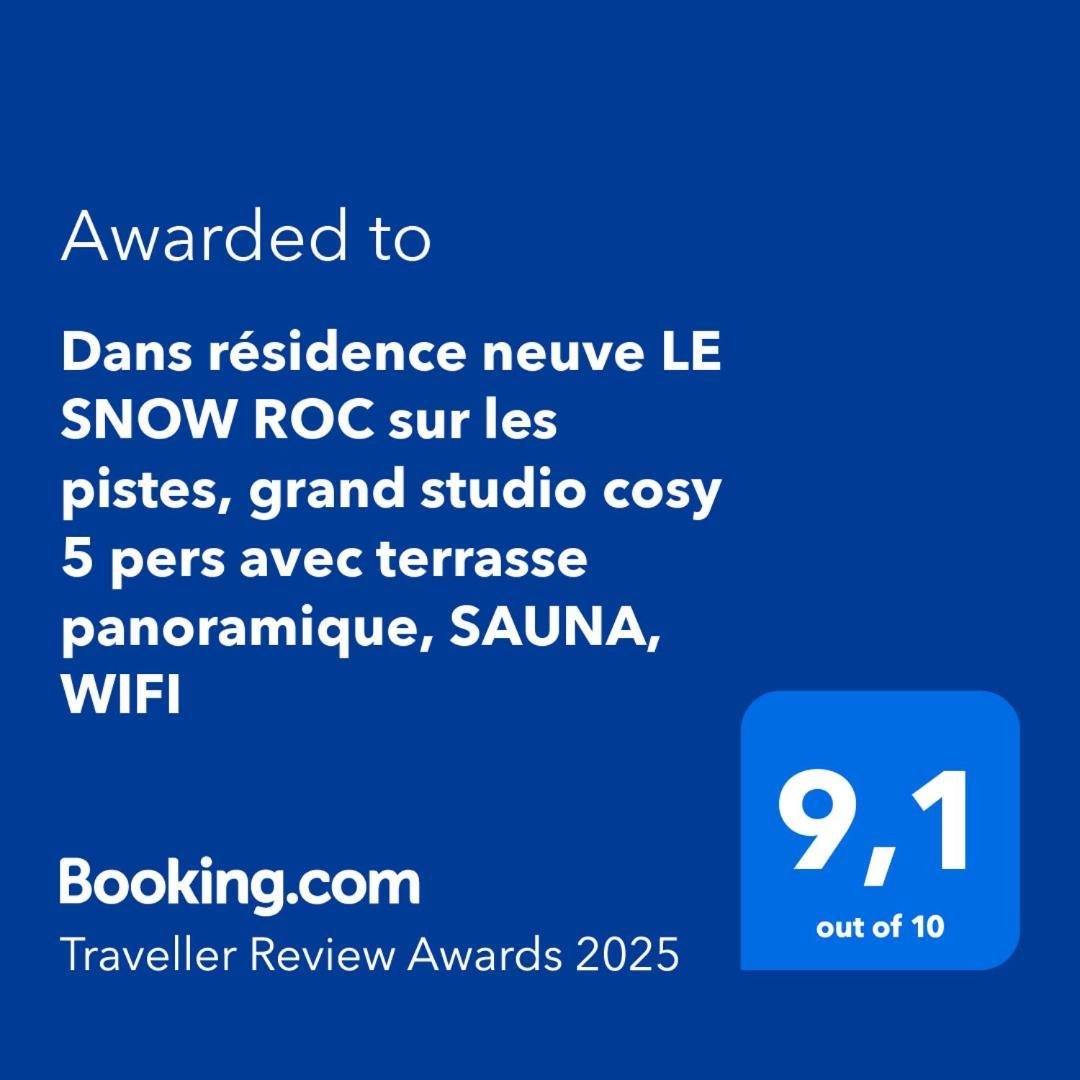 Le Snow Roc: Ski-in With Panoramic Terrace And Sauna Saint-Jean-d'Aulps